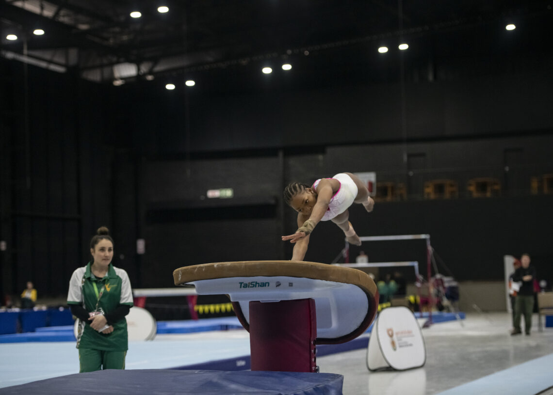 South African gymnastics in Jakarta Buhle Nhleko debuts and Naveen Daries makes history