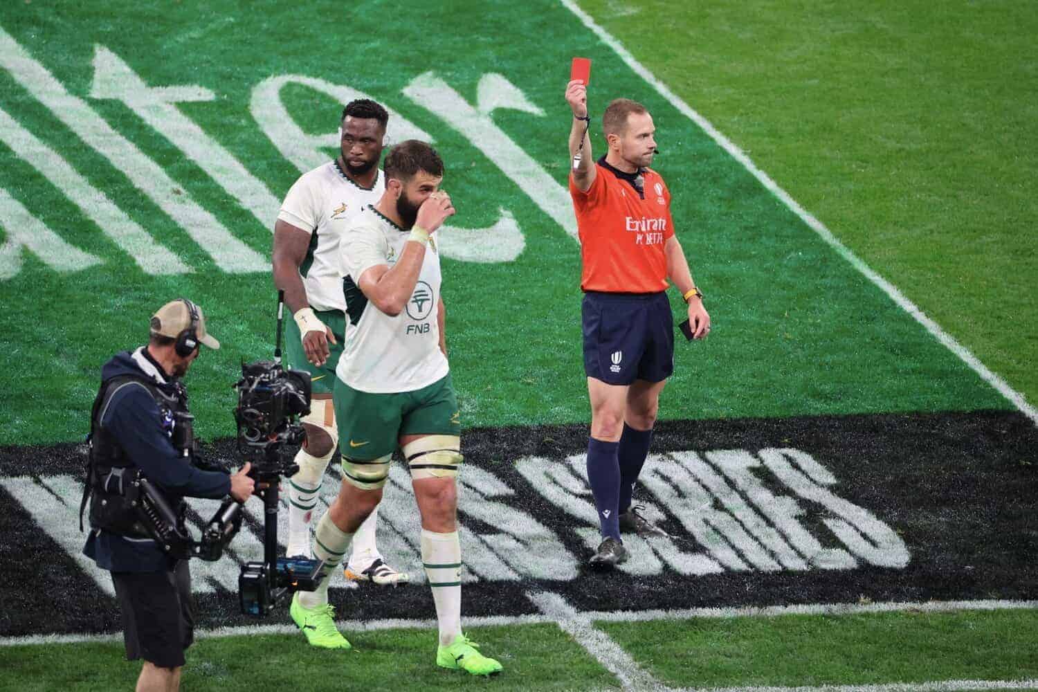 Lood de Jager suspension rocks Springboks and reignites red card debate